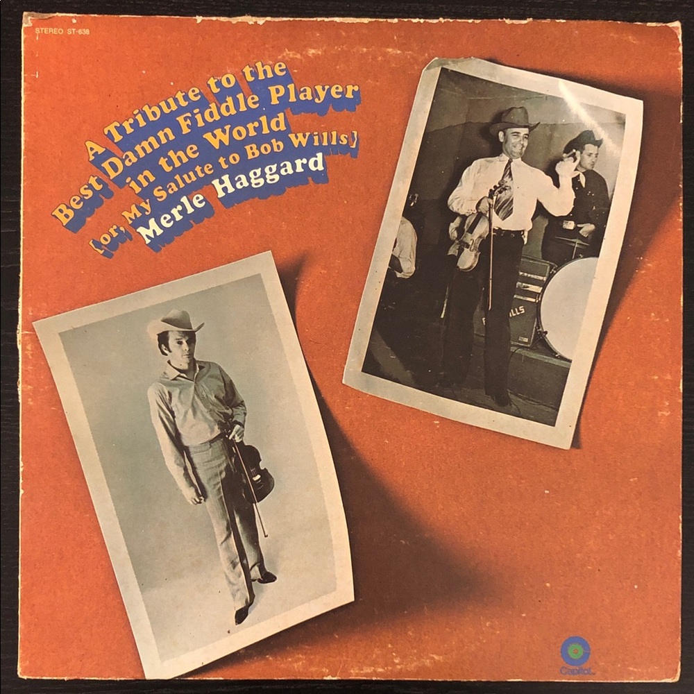 Merle Haggard Vinyl Lp Record Album A Tribute To Bob Wills
